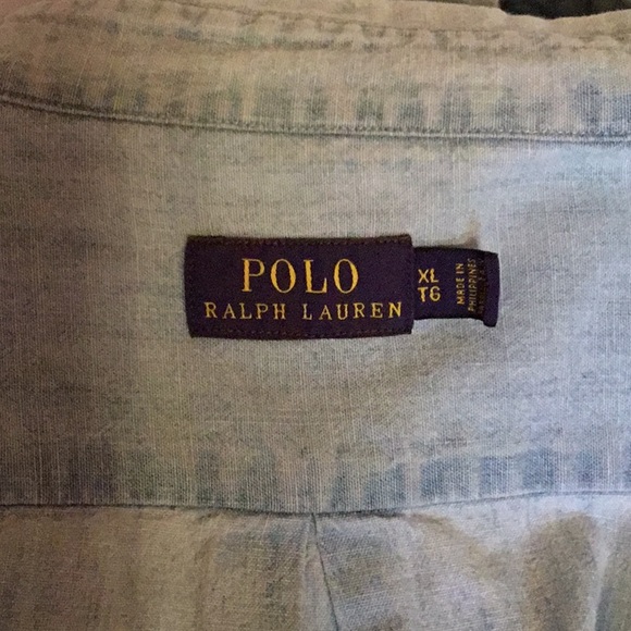 Polo Ralph Lauren Chambray Button Up Tunic - Picture 6 of 7